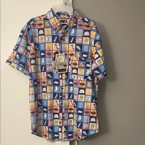 Rabies Awareness Fun Run Button Down Dress Shirt.